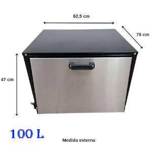 FORNO INDUSTRIAL 100LTS BP TP INOX CEFAZ
