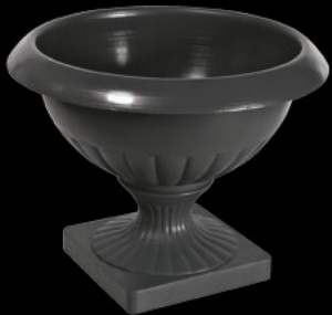 VASO BRASAMI TACA BAIXO PRETO