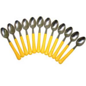 COLHER BACKER MESA 12 PCS AMARELO2223400