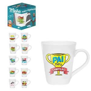 CANECA 250ML RR PORC TULIPA PAI 22C