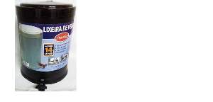 LIXEIRA  14L AMELIA C/PEDAL PRETA