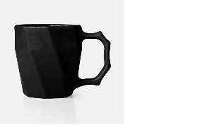 CANECA CAYAN 120 ML CERAM THERMO PRETA