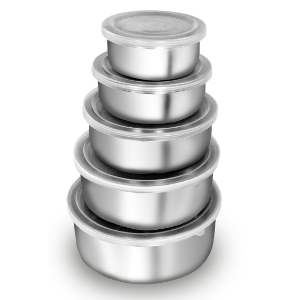 JOGO POTES INOX 5 PCS KEHOME 3210