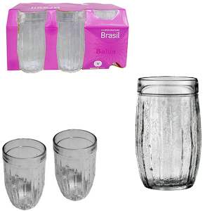 COPO VIDRO C/ 6PC WHEATON BAHIA 310 ML